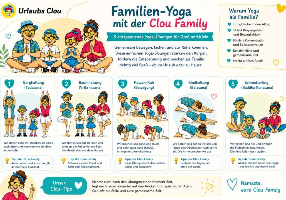 Yoga mit dre Famiie Yoga mit der Familie